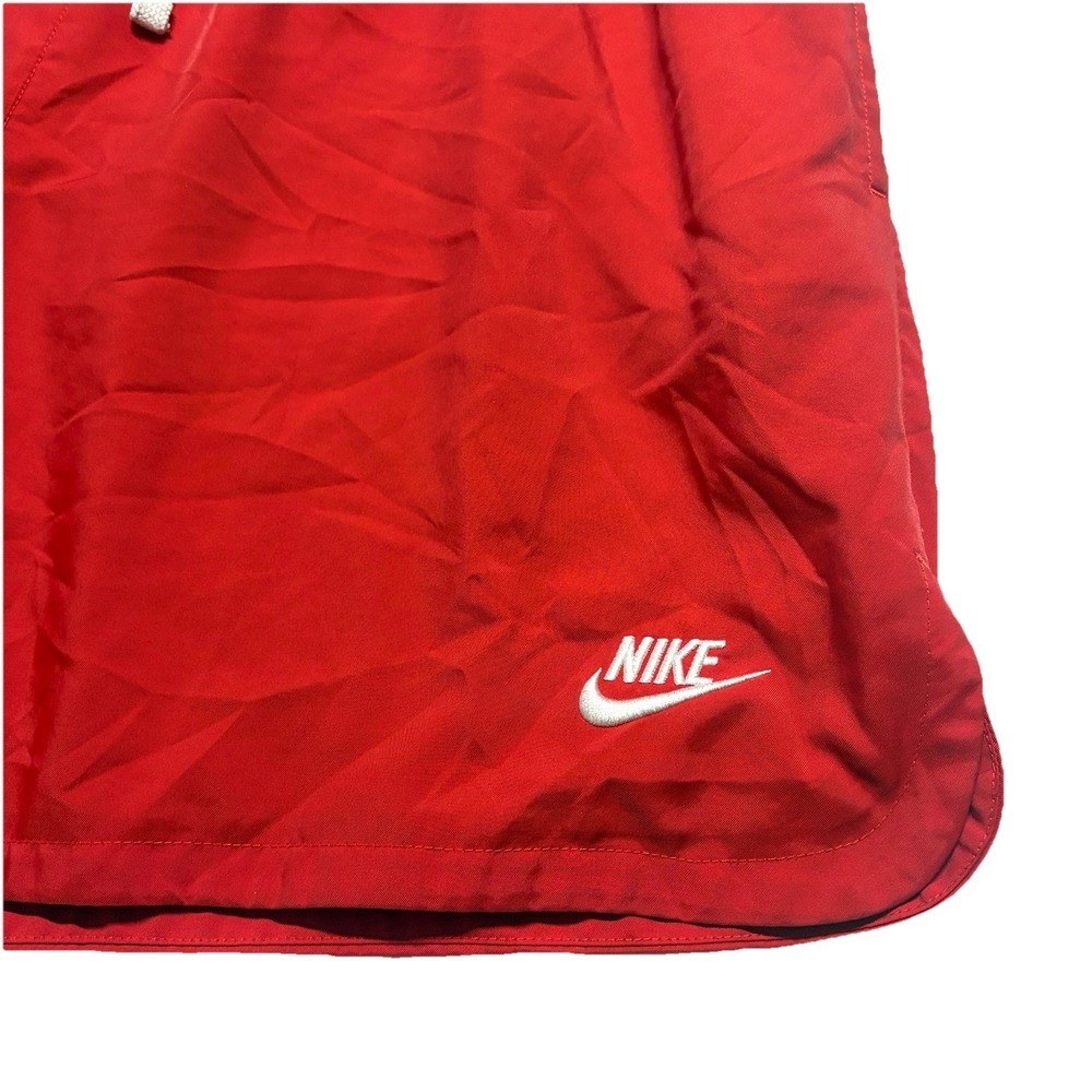 Nike Sportswear Woven Lined Flow Shorts Red Mens Size L - Picture 4 of 14